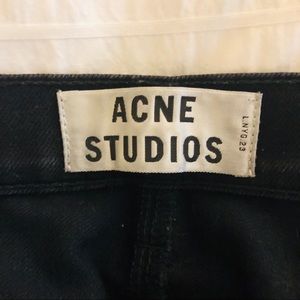 Acne Size 29 men’s black jeans